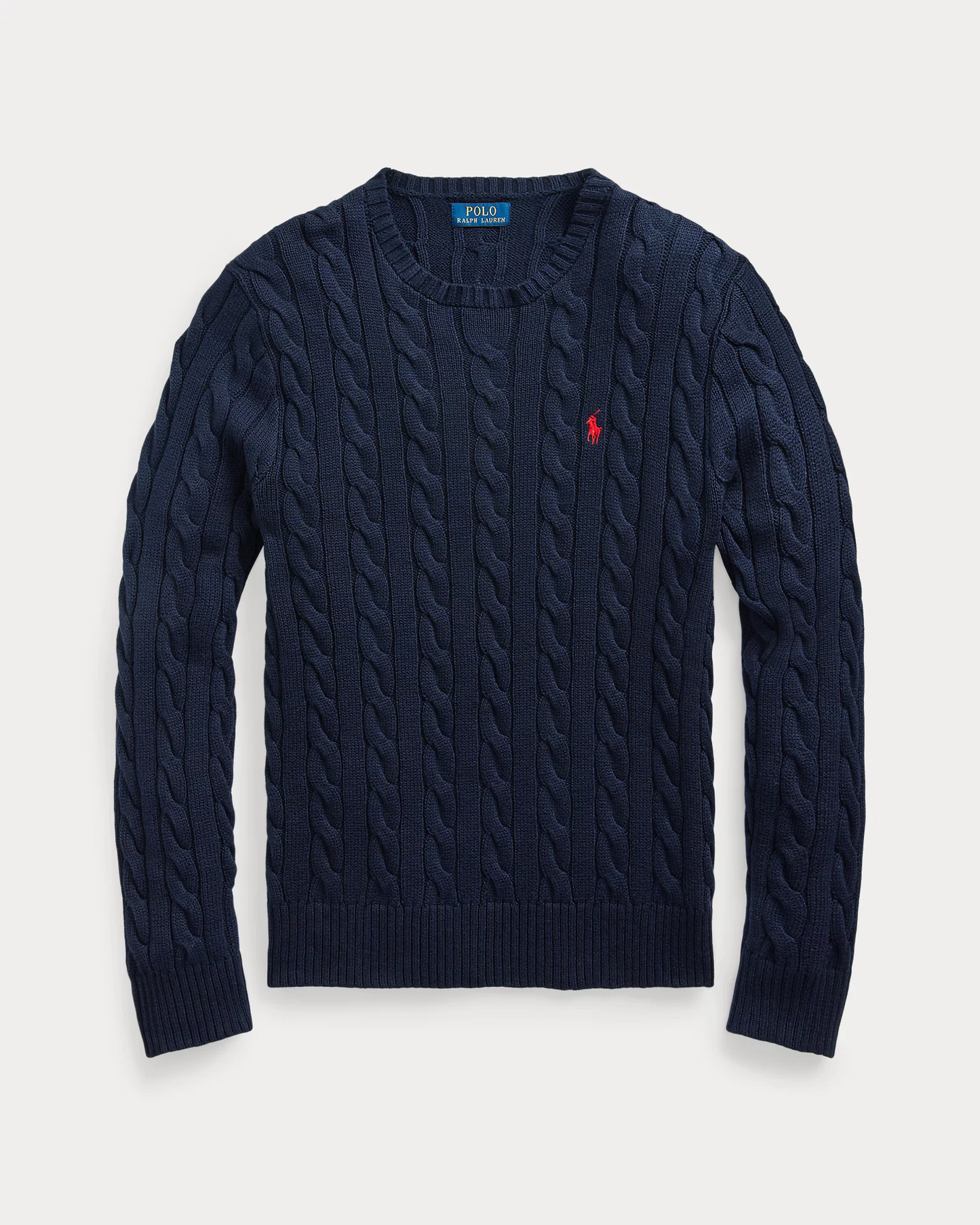 Classic RL Cable-Knit Cotton Sweater