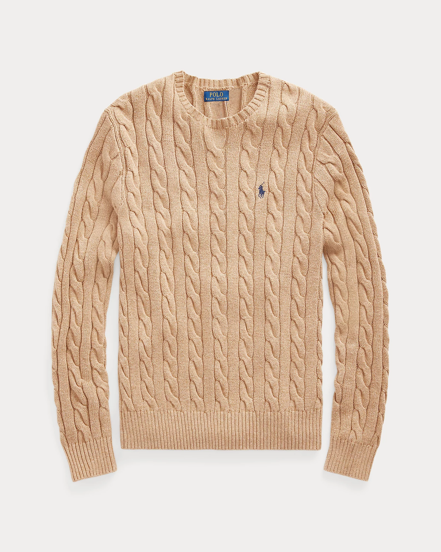 Classic RL Cable-Knit Cotton Sweater