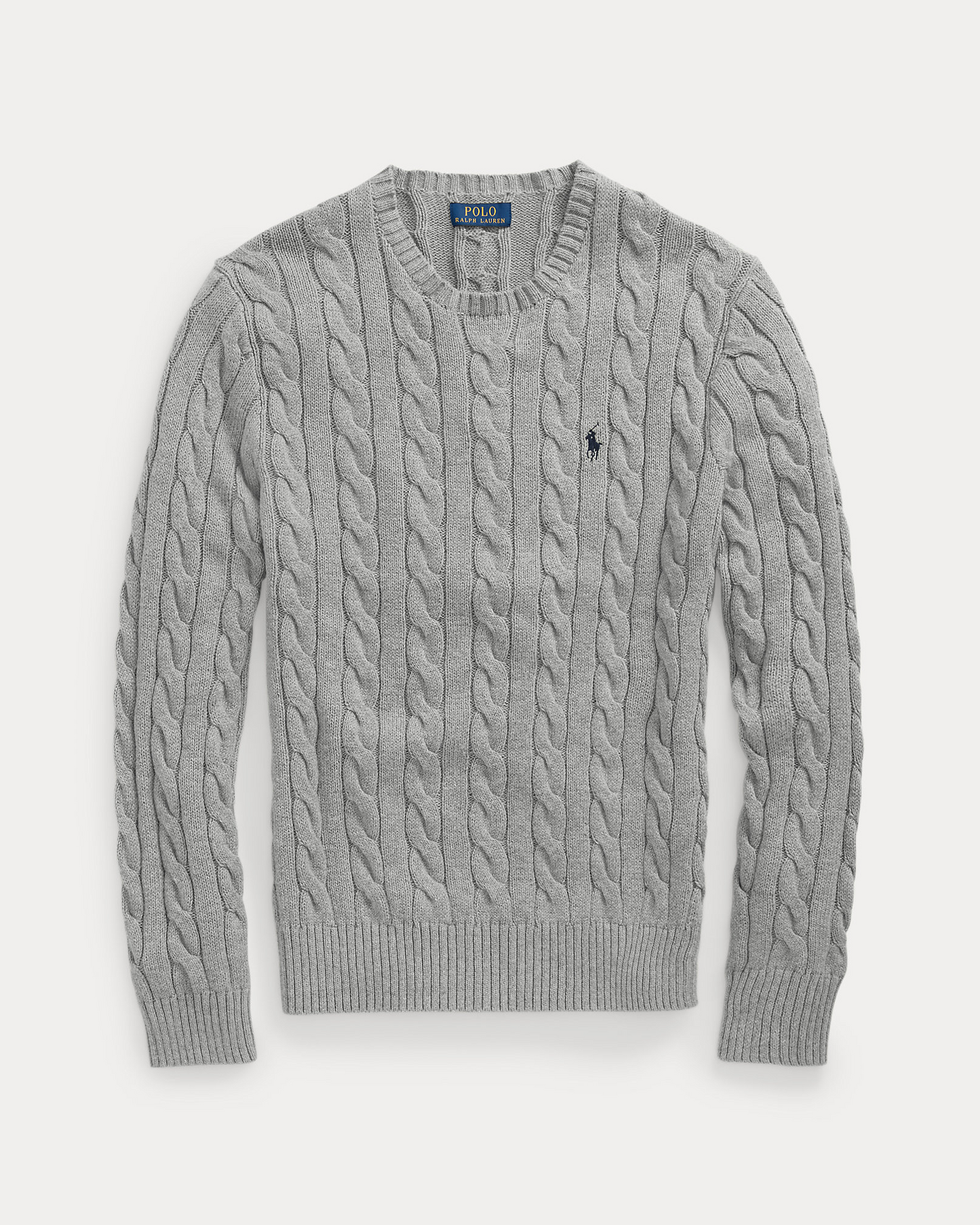 Classic RL Cable-Knit Cotton Sweater