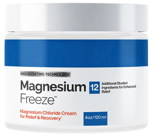 Pot de Magnésium Super Freeze, crème au chlorure de magnésium de 120 ml